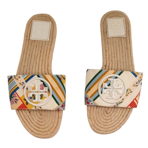 Tory Burch Multicolor Striped Sandals - Picture 3 of 5